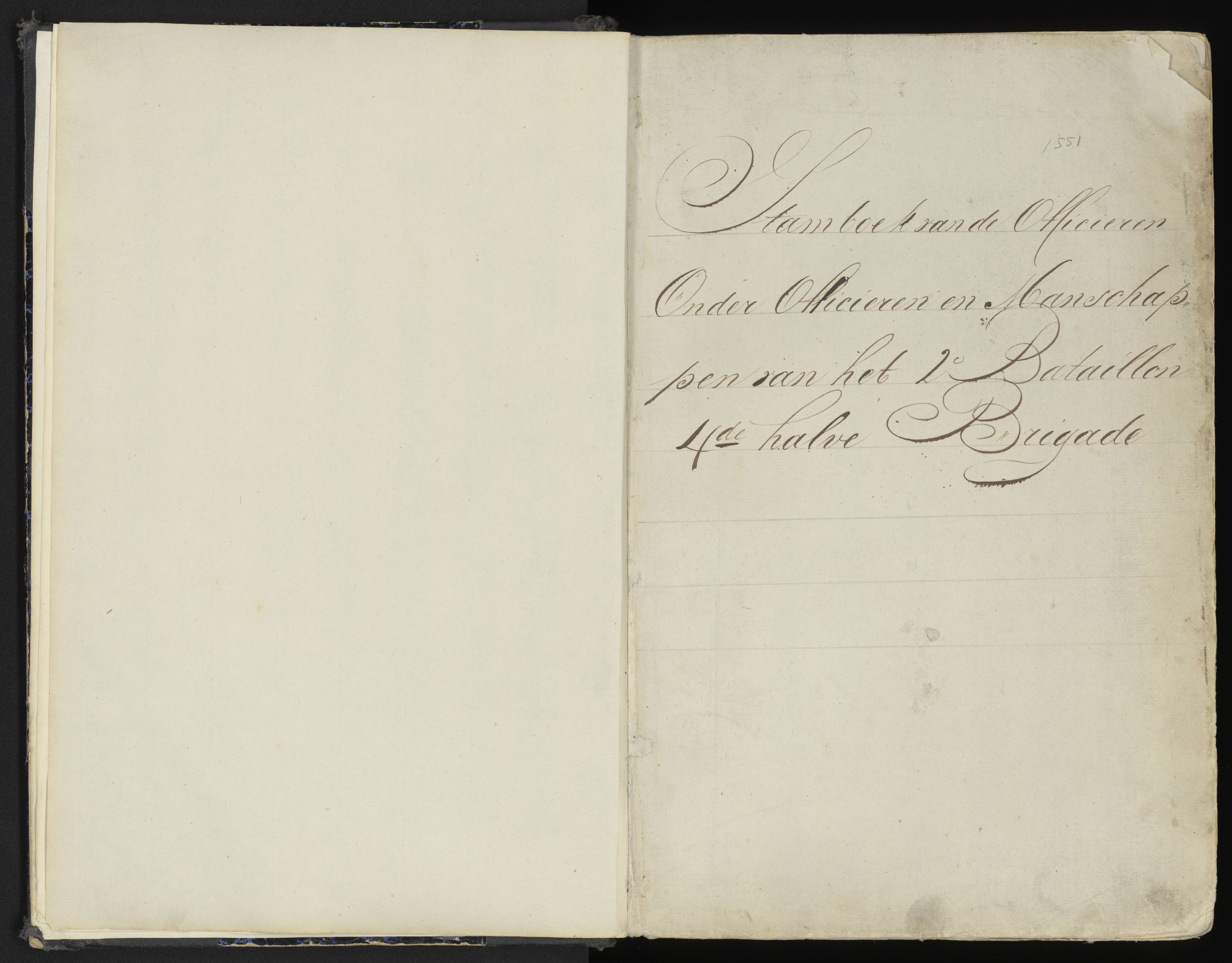 Scan 4 uit het bronpakket: 4de Halve Brigade, 2de Bataljon, 1795–1801