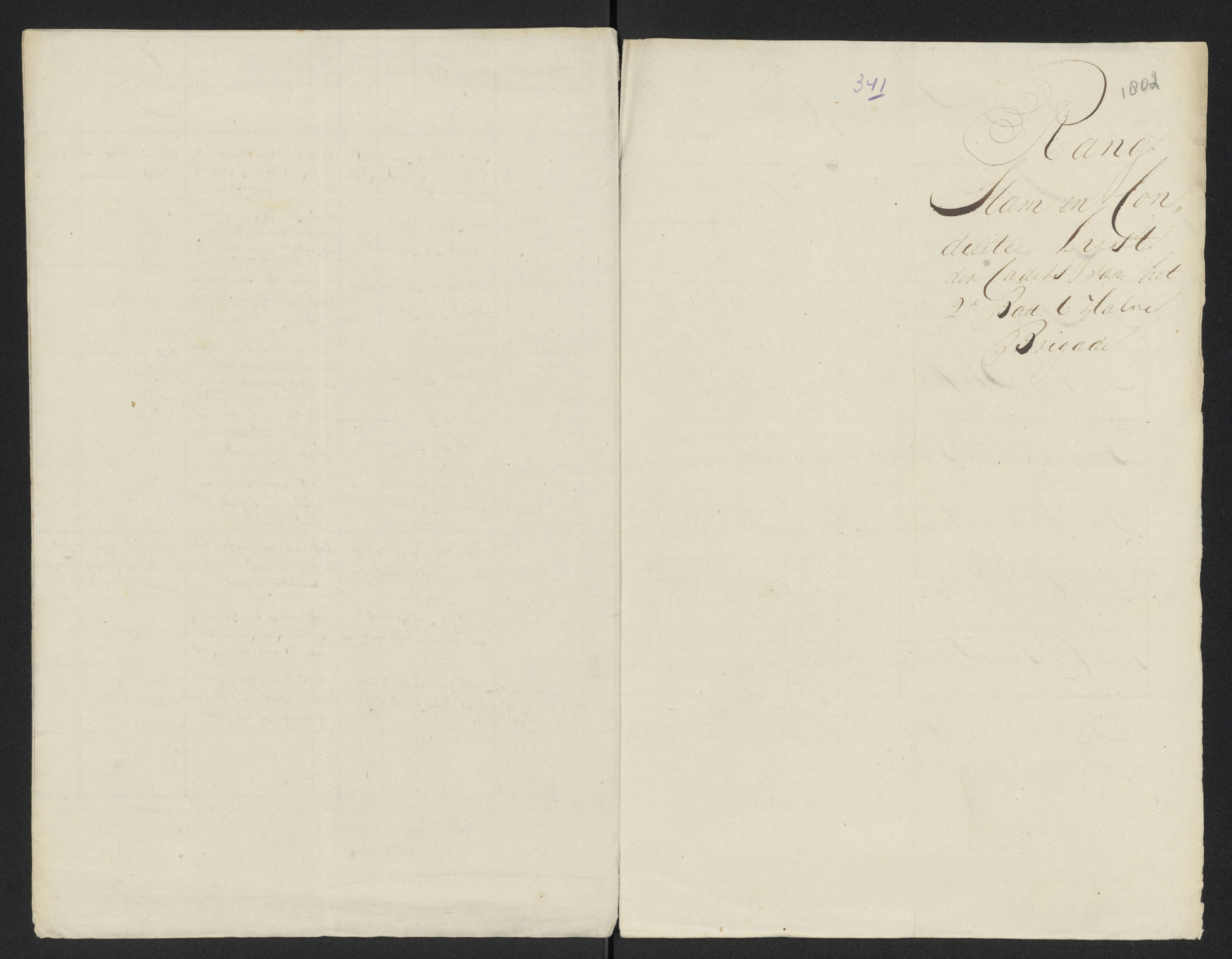 Scan 366 uit het bronpakket: Conduitestaten van officieren en cadetten (1801–1802)