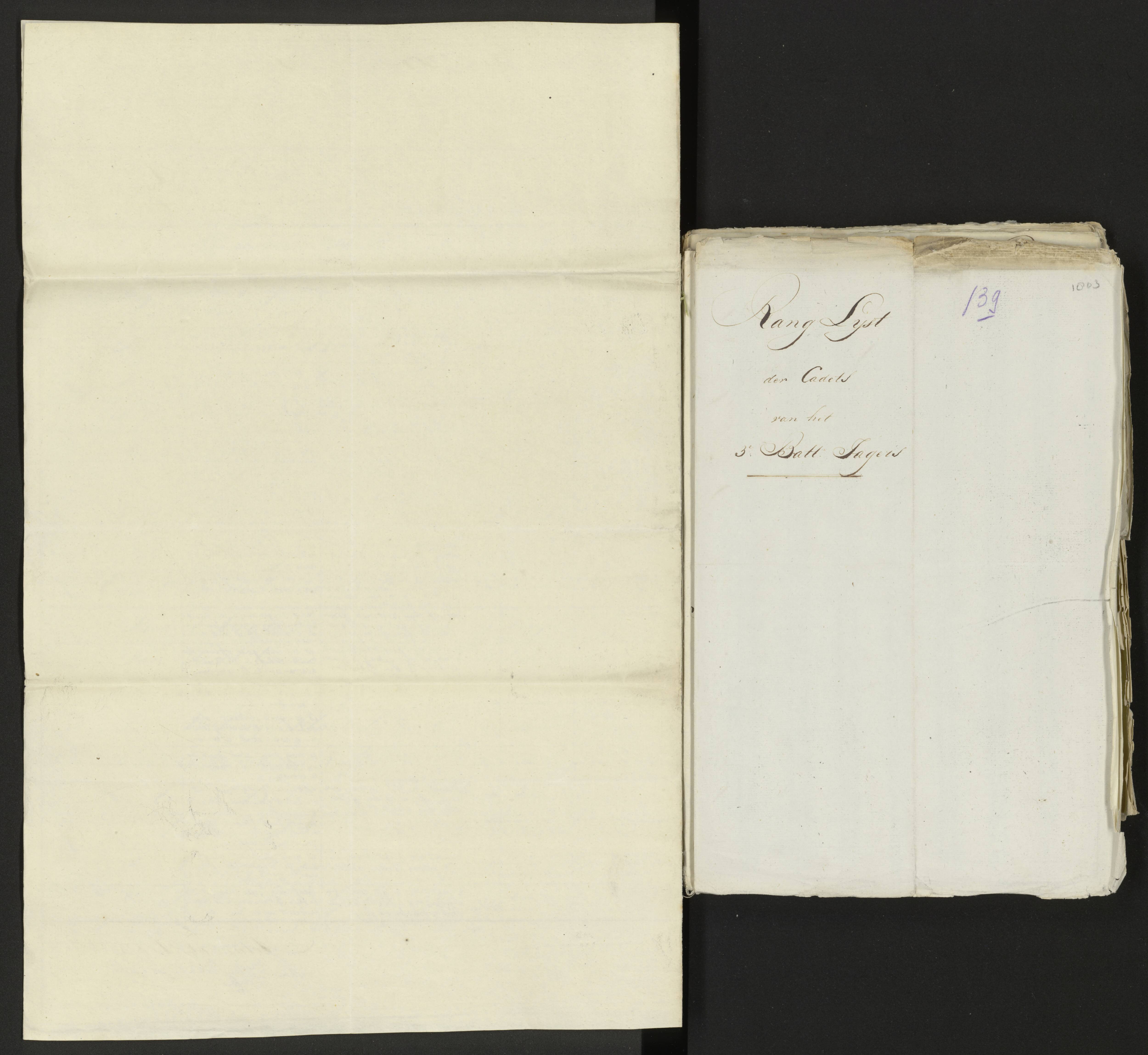 Scan 151 uit het bronpakket: Conduitestaten van officieren en cadetten (1803–1804)
