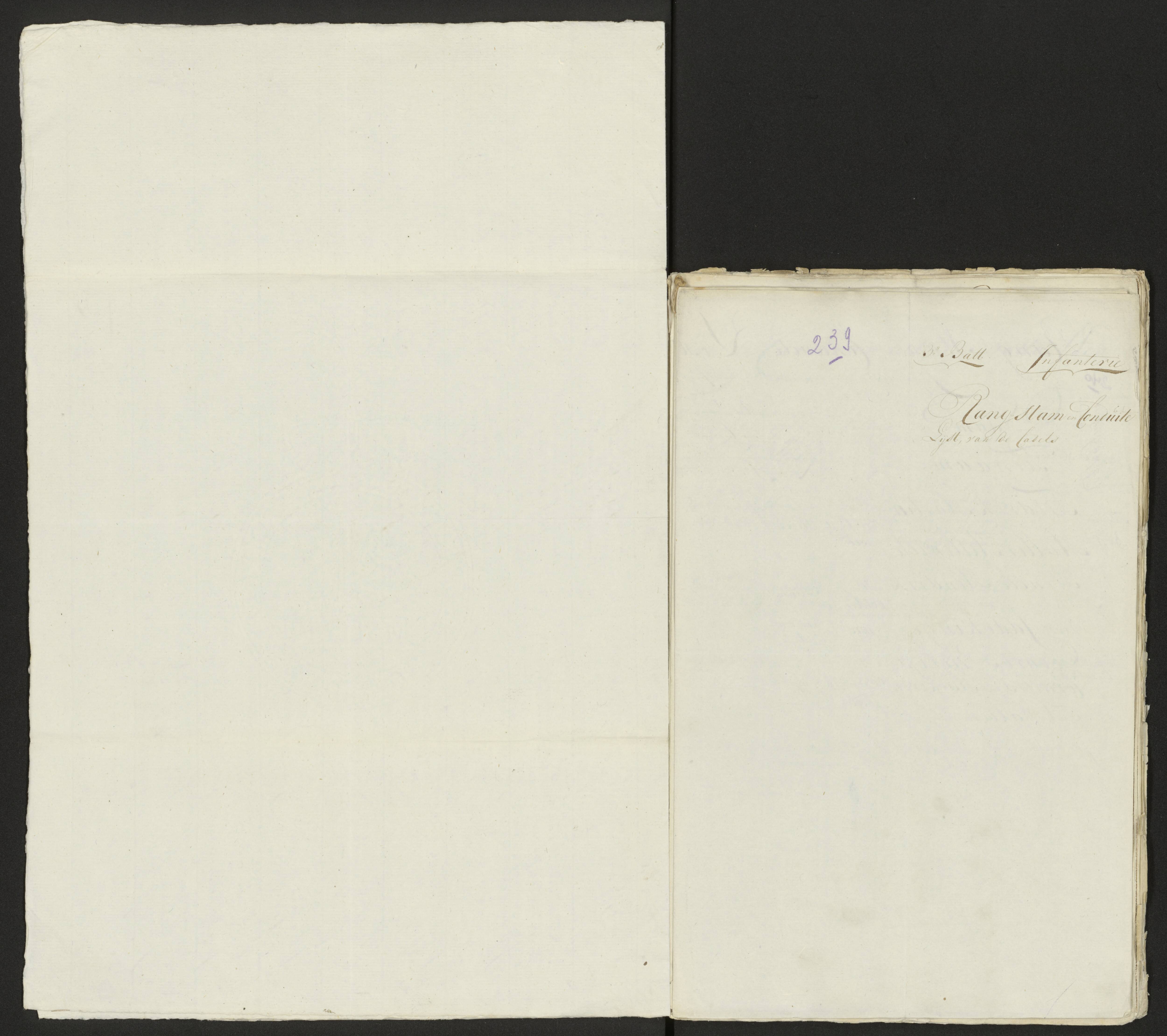 Scan 241 uit het bronpakket: Conduitestaten van officieren en cadetten (1803–1804)