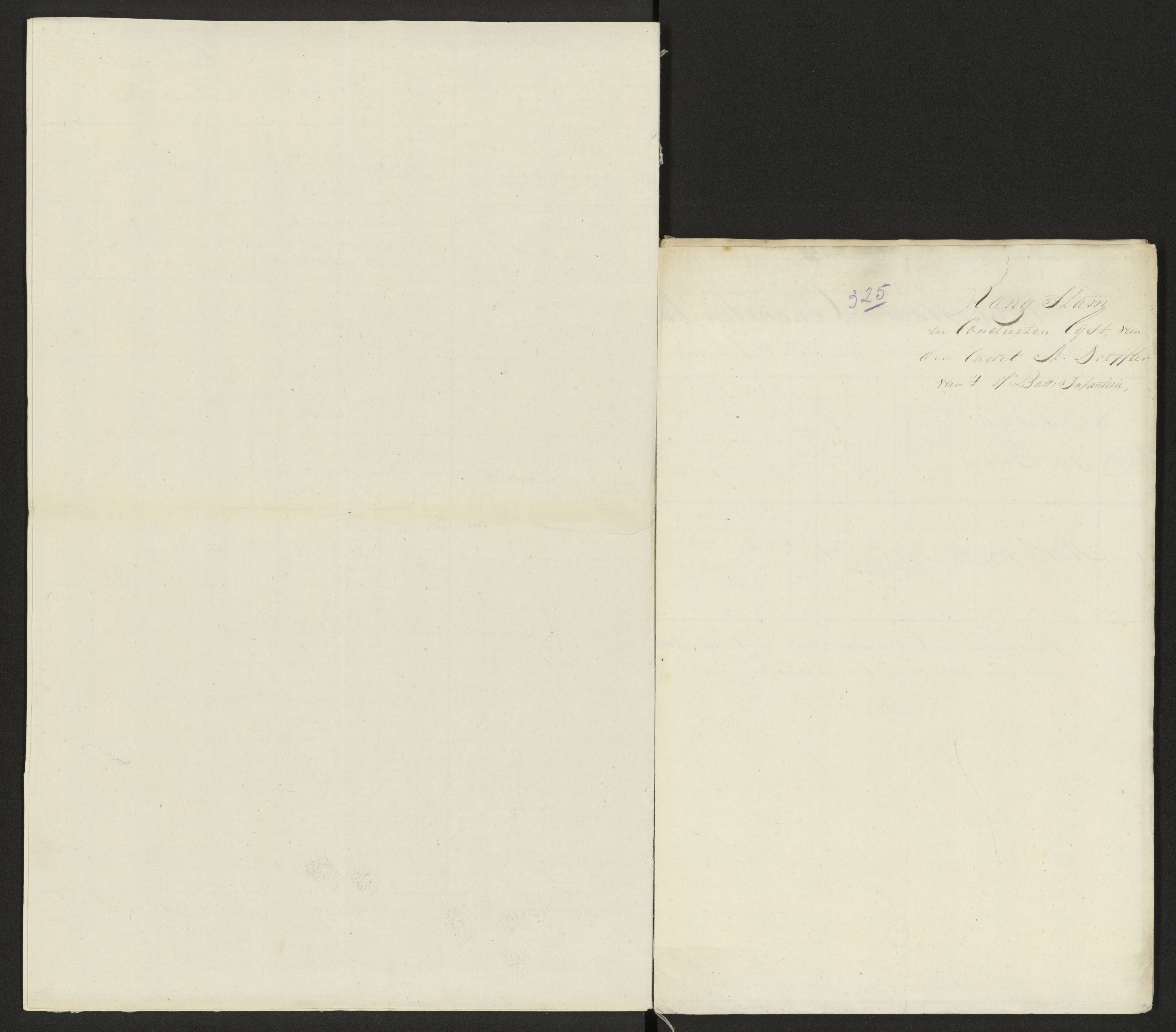 Scan 333 uit het bronpakket: Conduitestaten van officieren en cadetten (1803–1804)