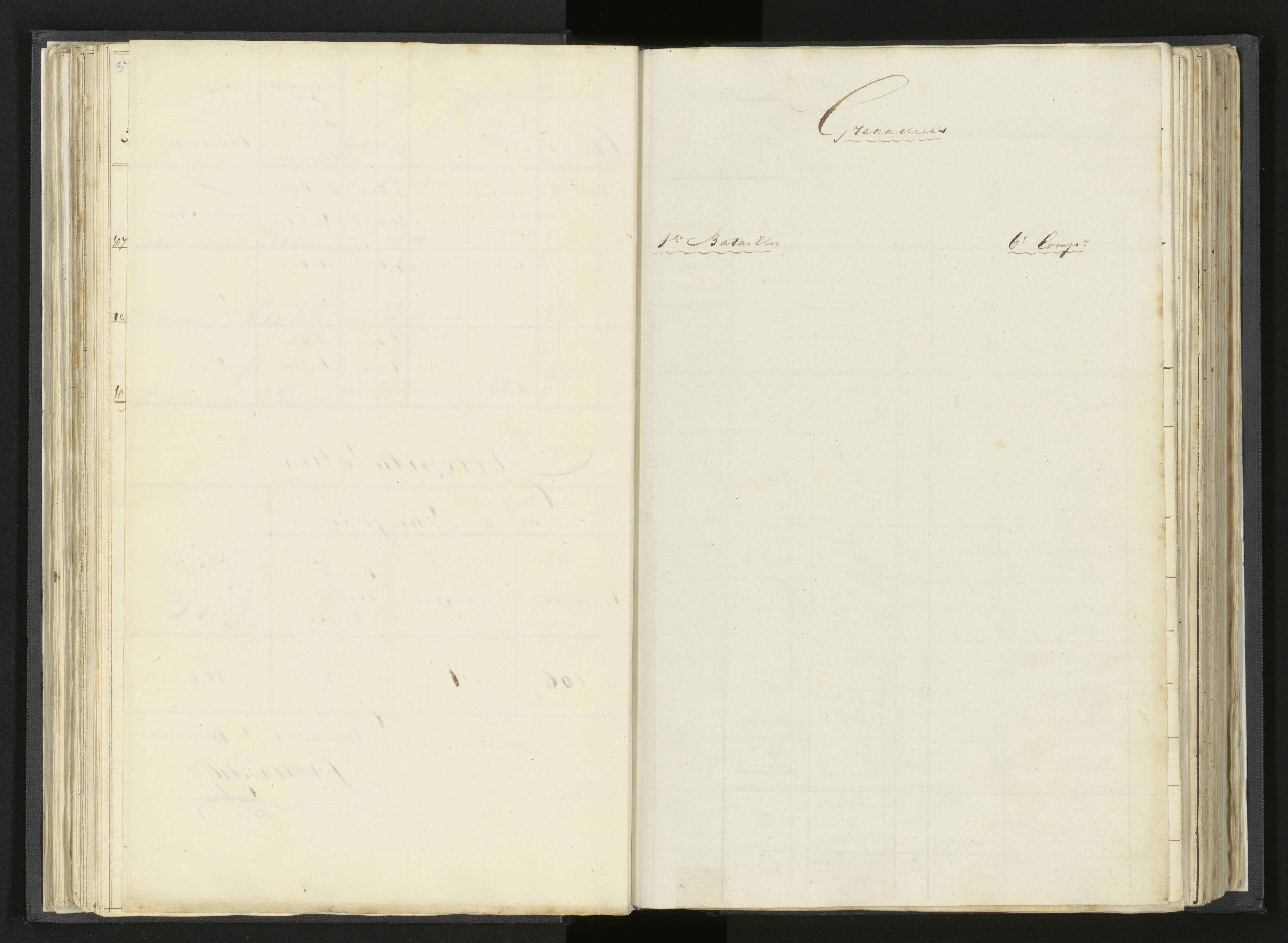 Scan 74 uit het bronpakket: Stamlijst van Grenadiers te voet in Amsterdam, 26 juli 1810