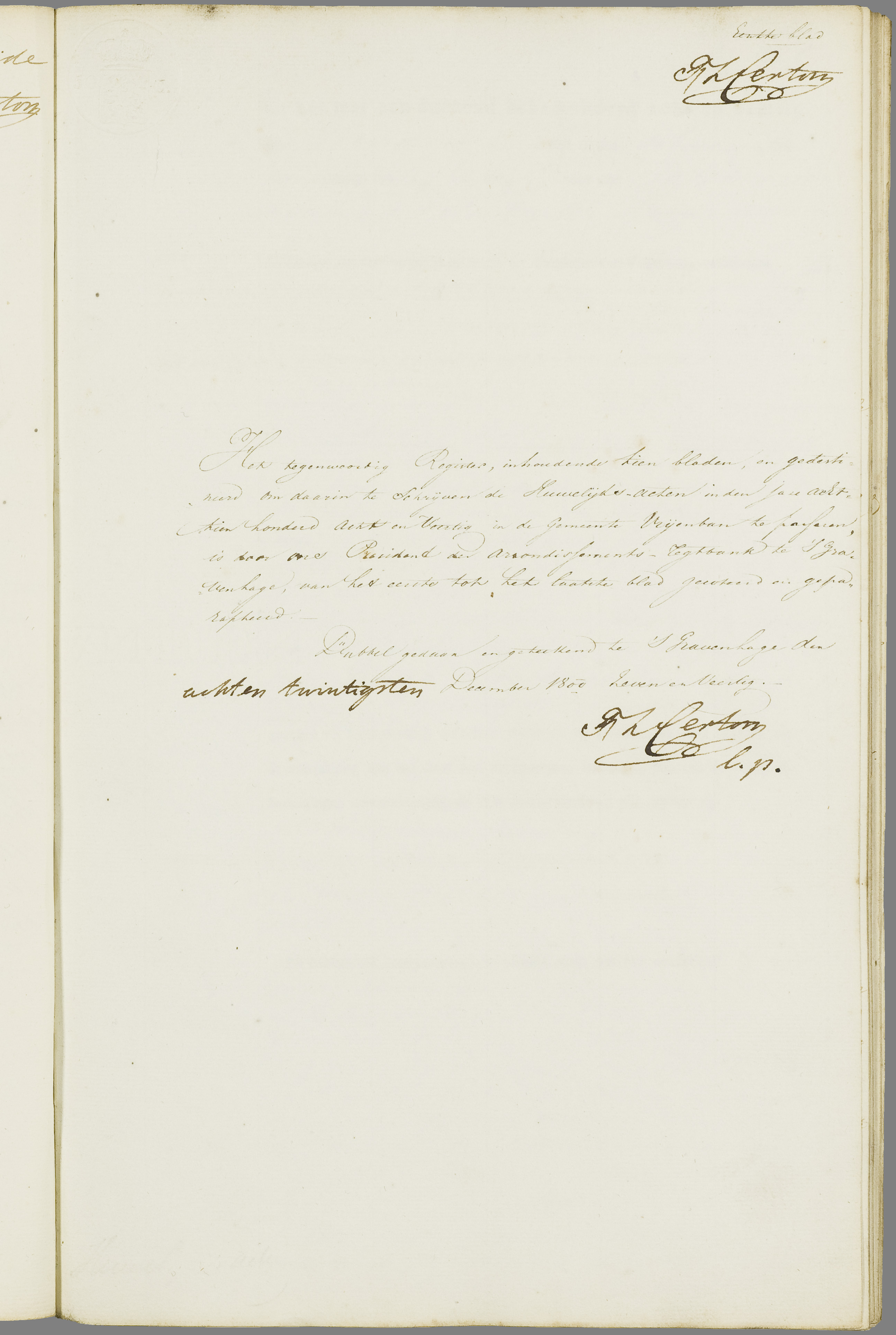 Scan 102 uit het bronpakket: Vrijenban: register van huwelijks- en echtscheidingsakten, 1843–1852
