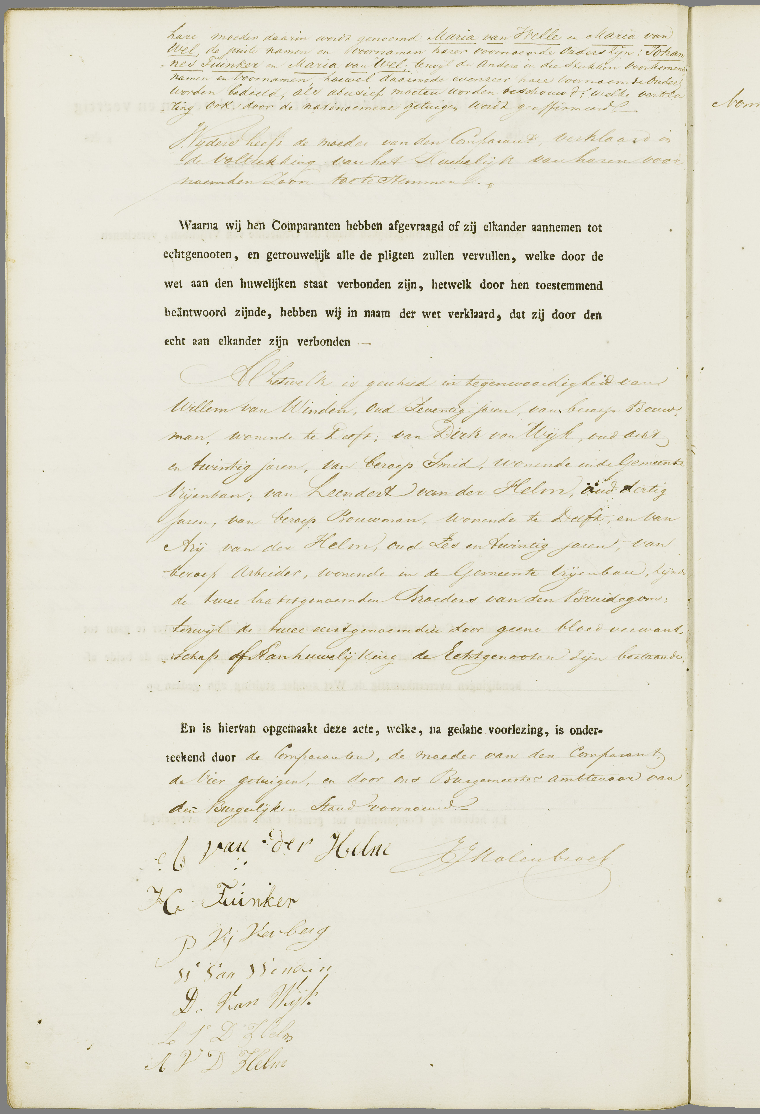 Scan 139 uit het bronpakket: Vrijenban: register van huwelijks- en echtscheidingsakten, 1843–1852