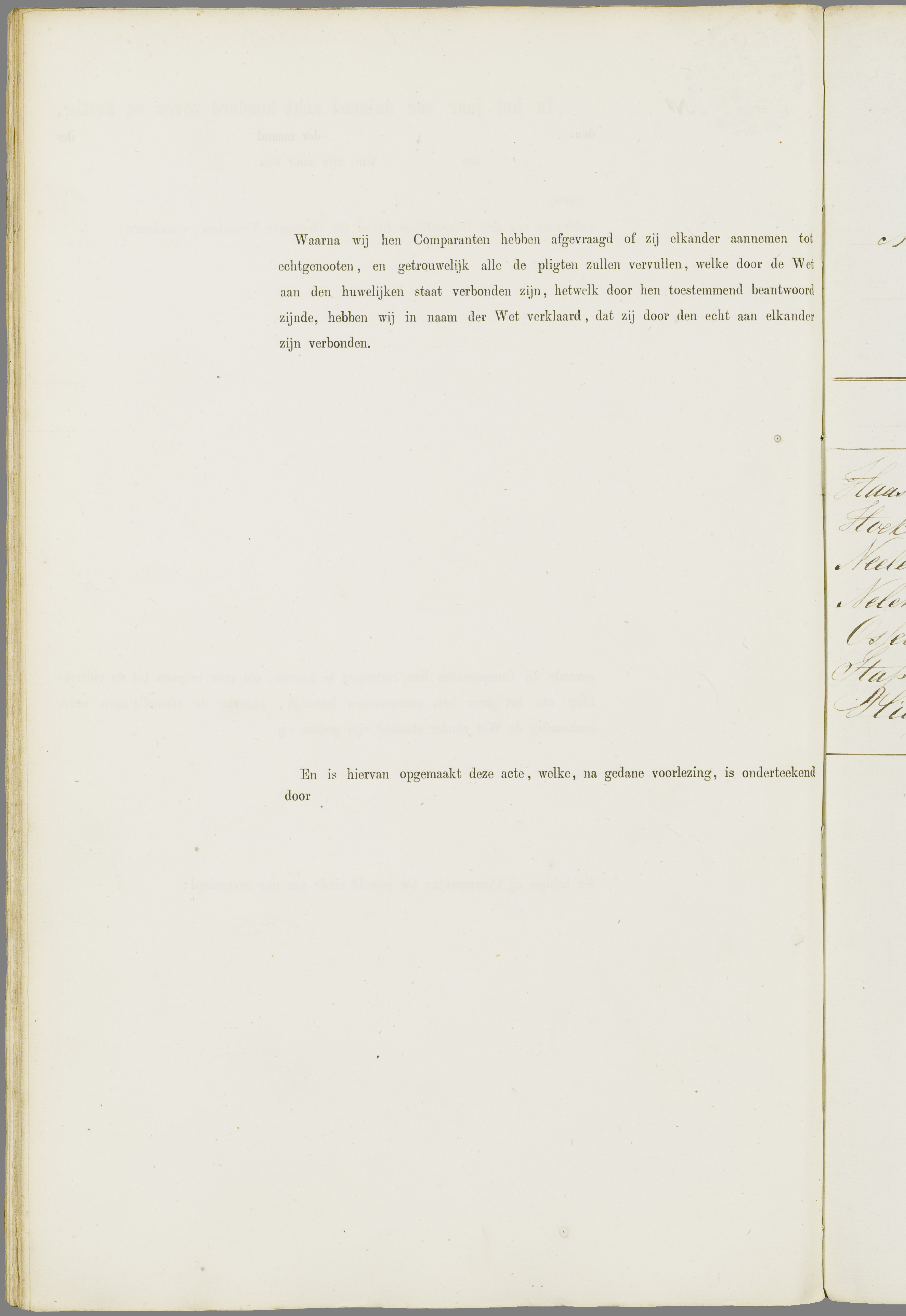 Scan 131 uit het bronpakket: Vrijenban: register van huwelijks- en echtscheidingsakten, 1863–1872