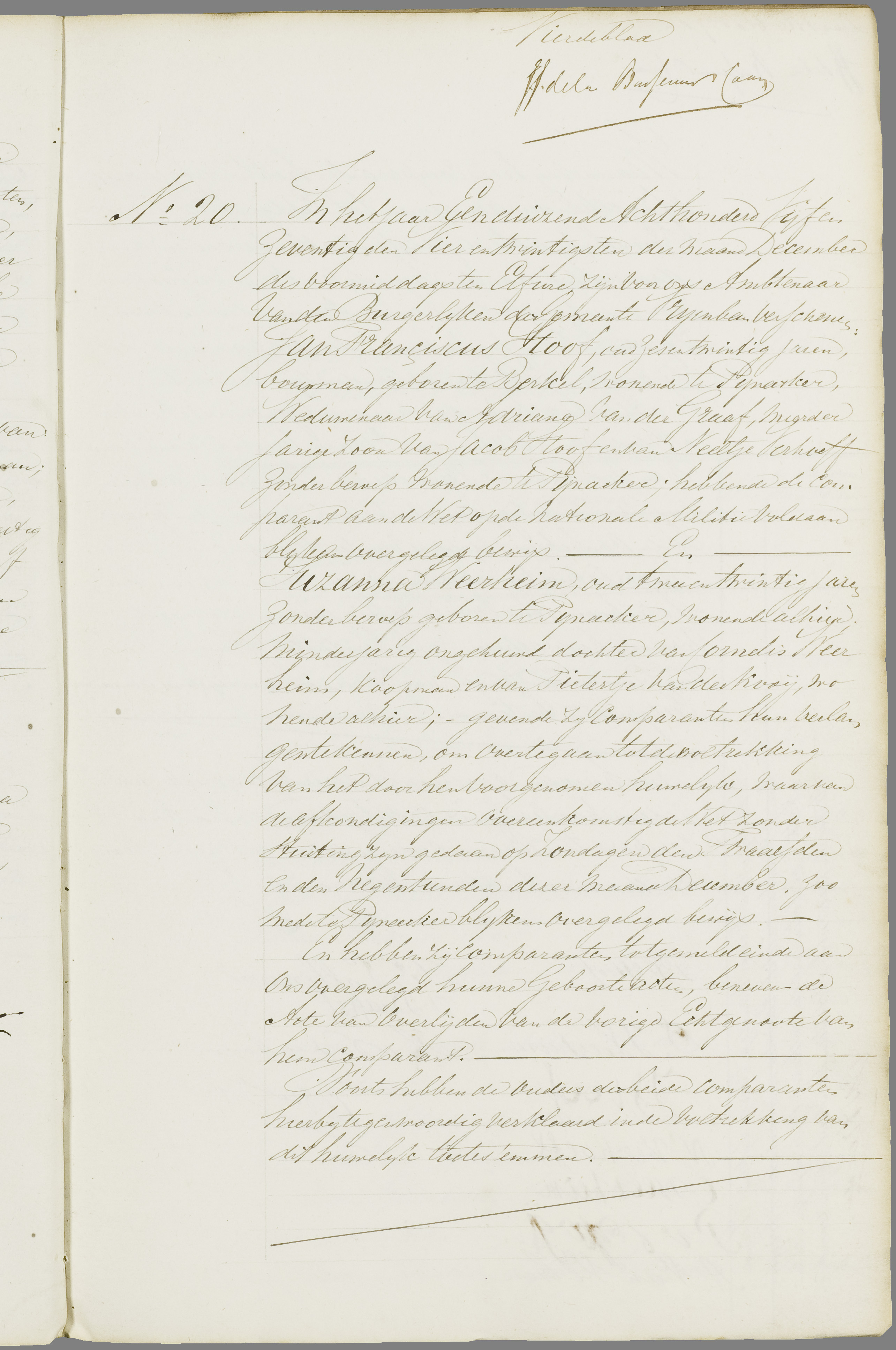 Scan 86 uit het bronpakket: Vrijenban: register van huwelijks- en echtscheidingsakten, 1873–1882