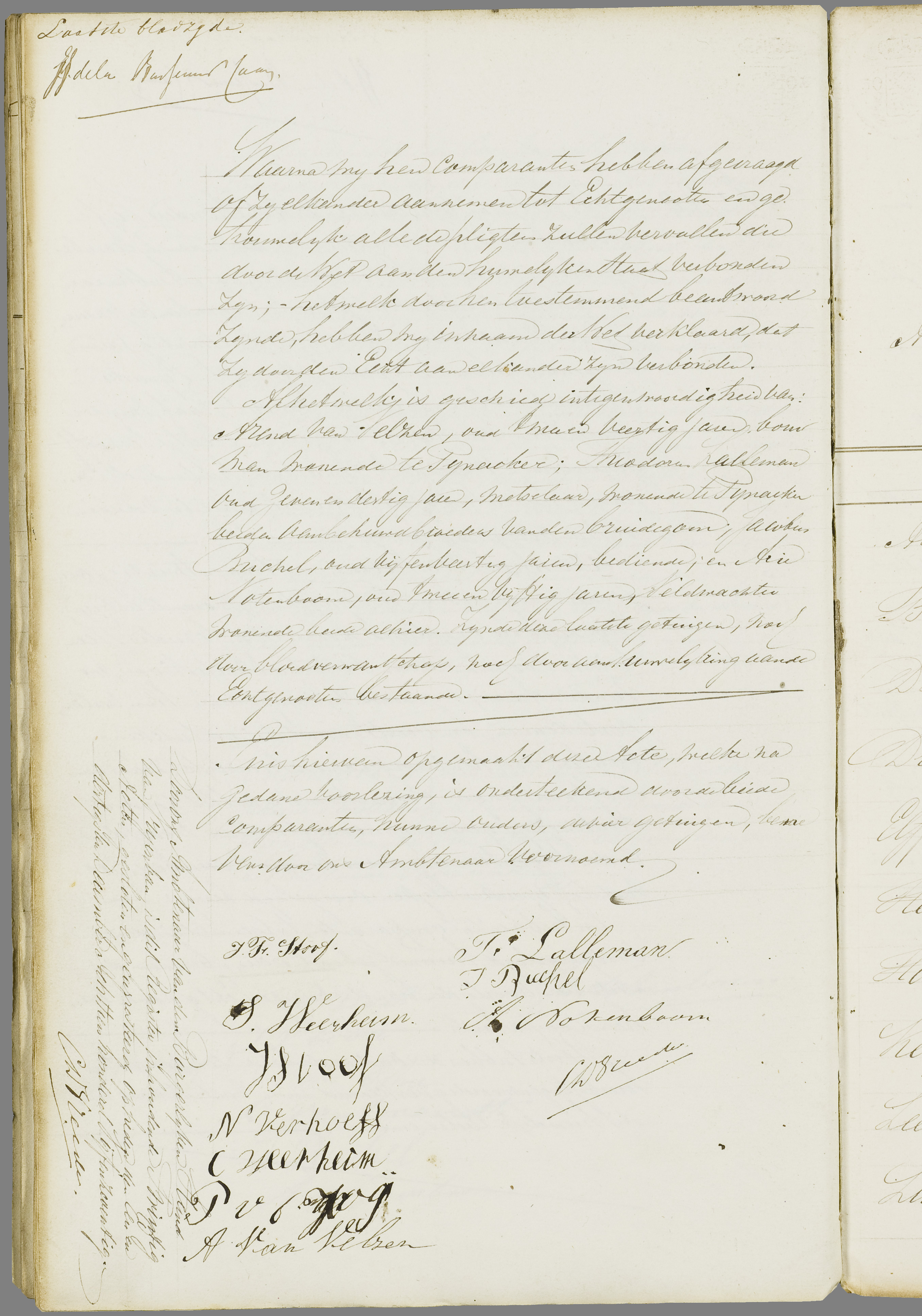 Scan 87 uit het bronpakket: Vrijenban: register van huwelijks- en echtscheidingsakten, 1873–1882