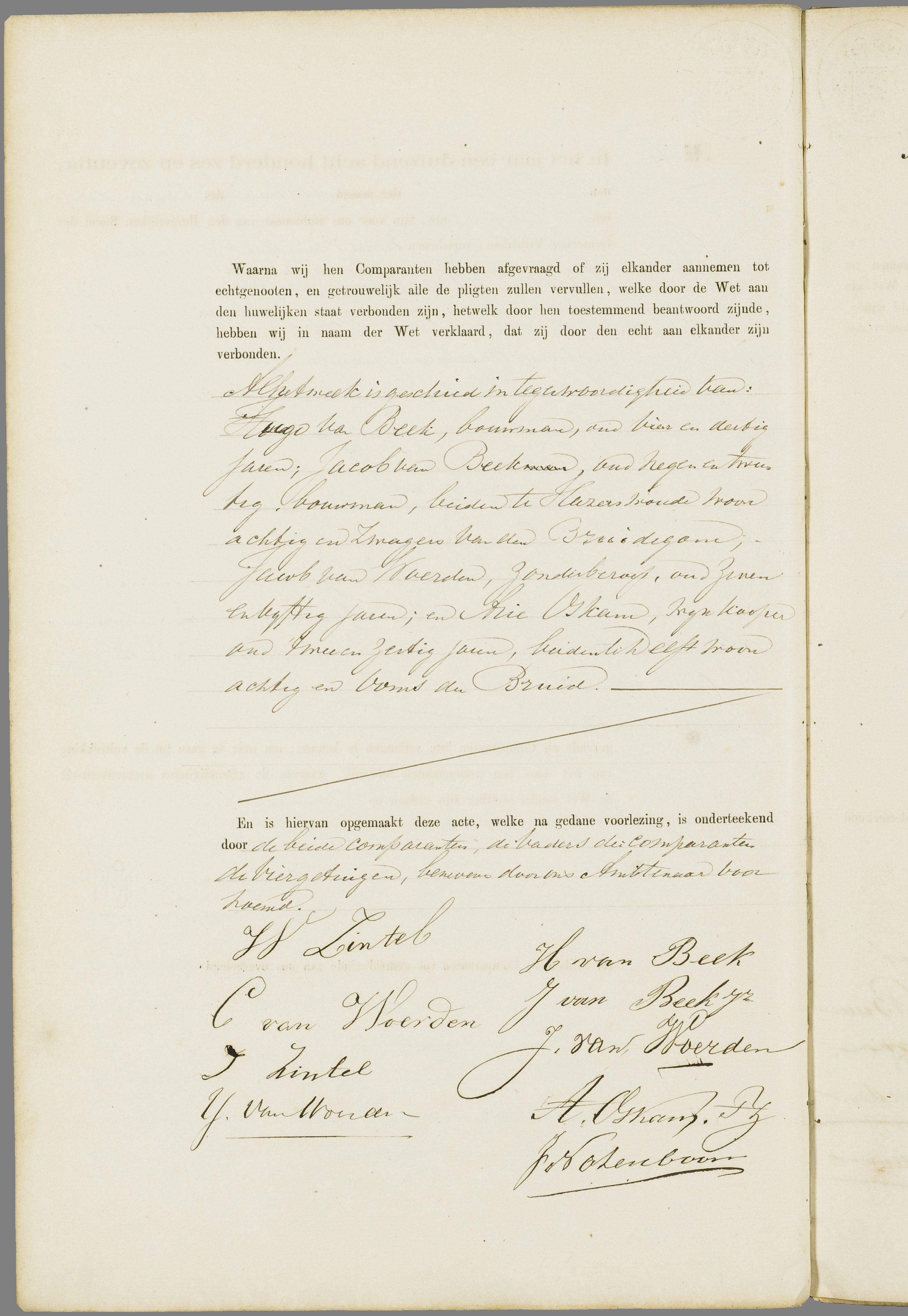Scan 109 uit het bronpakket: Vrijenban: register van huwelijks- en echtscheidingsakten, 1873–1882