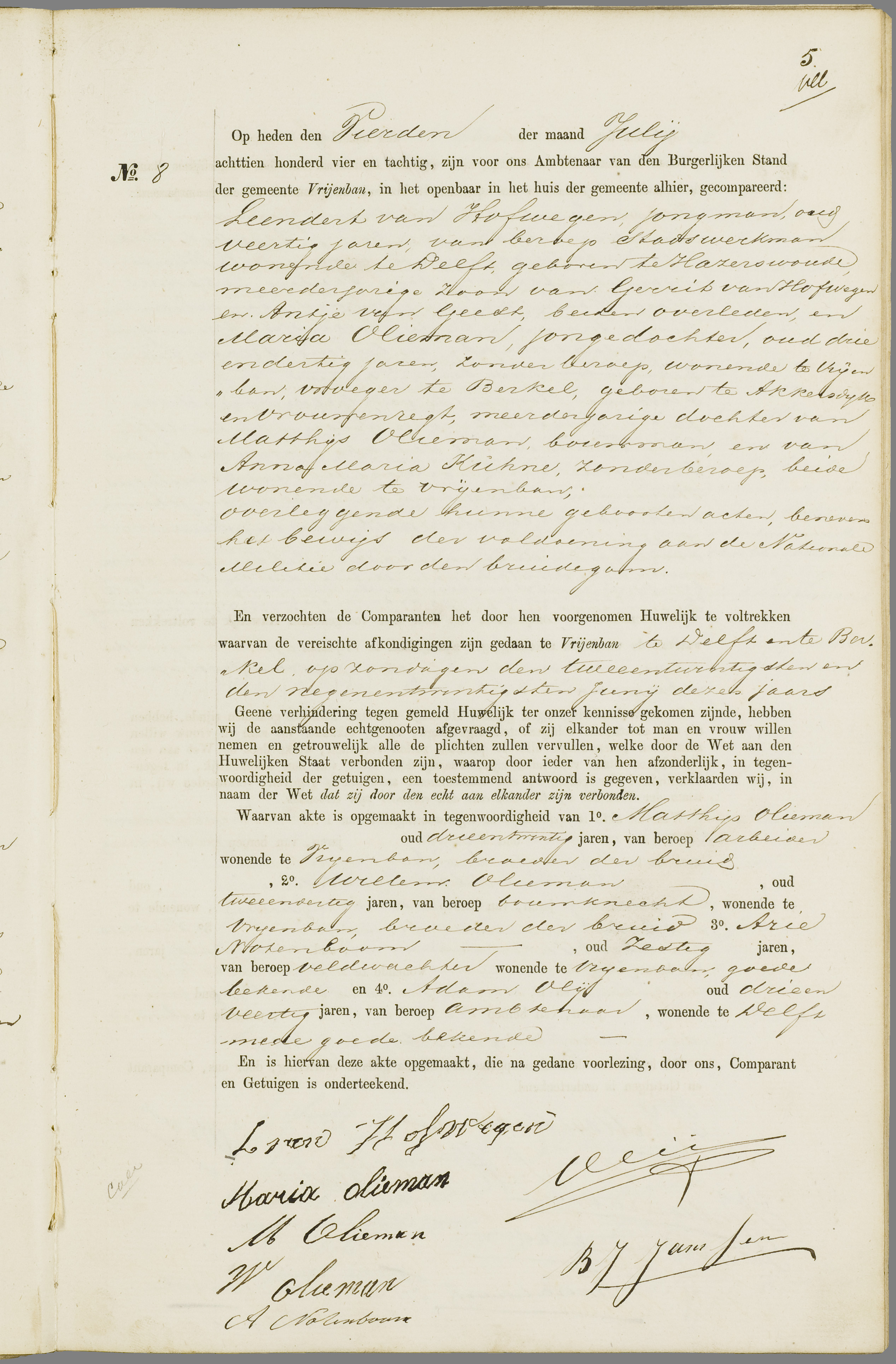 Scan 30 uit het bronpakket: Vrijenban: huwelijk en echtscheiding 1883–1892