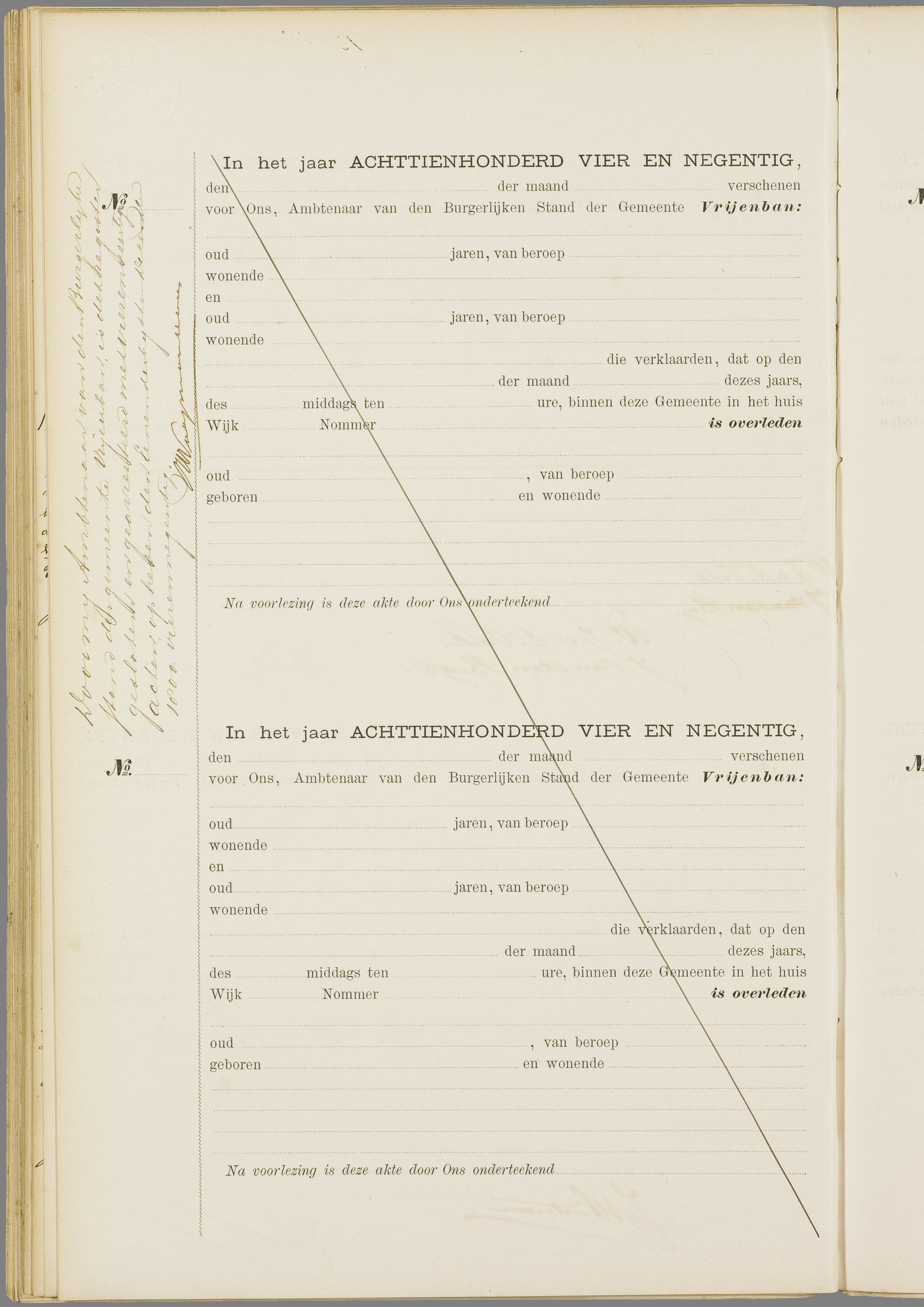 Scan 51 uit het bronpakket: Vrijenban: overlijdensakten 1893–1902