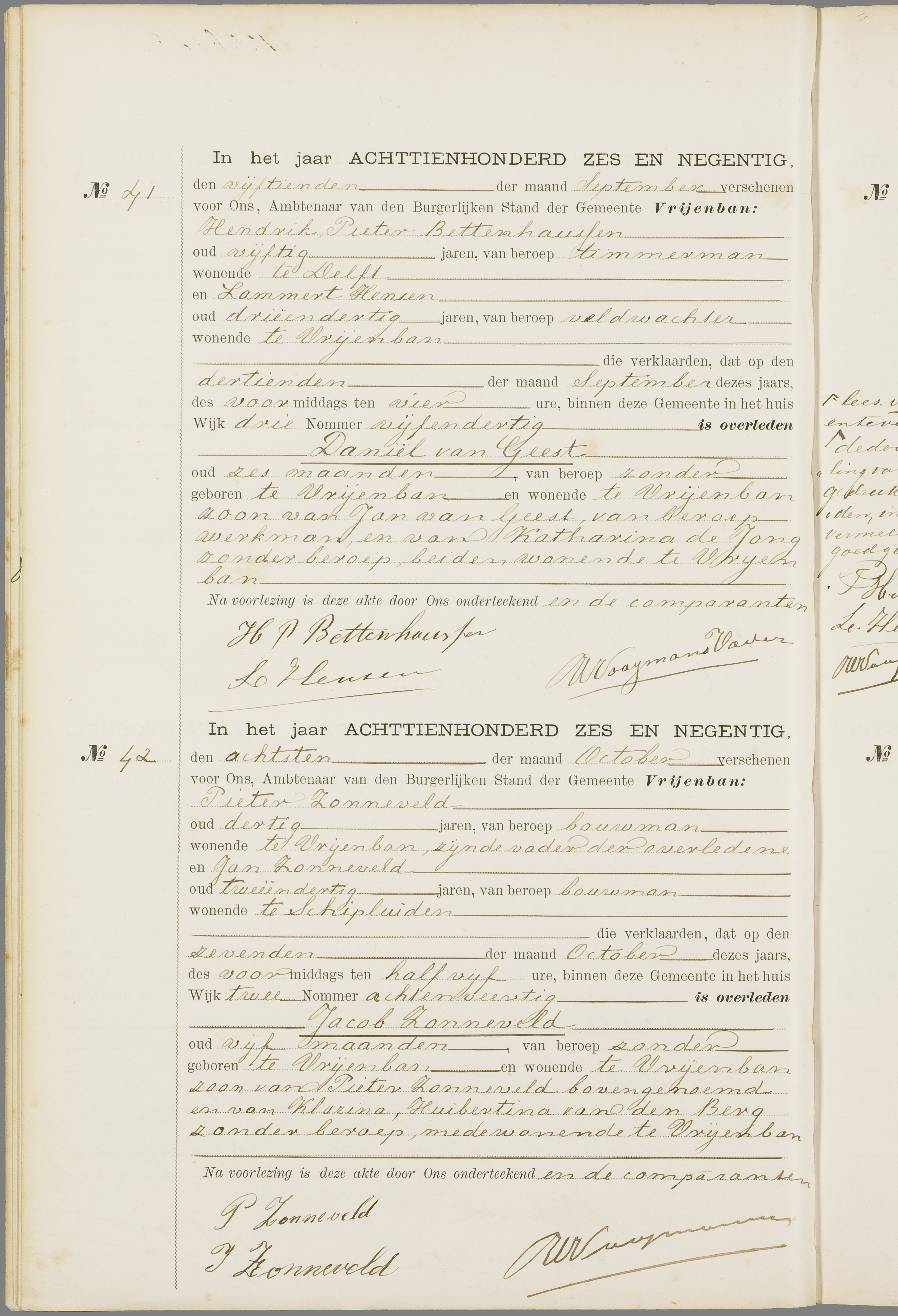 Scan 125 uit het bronpakket: Vrijenban: overlijdensakten 1893–1902
