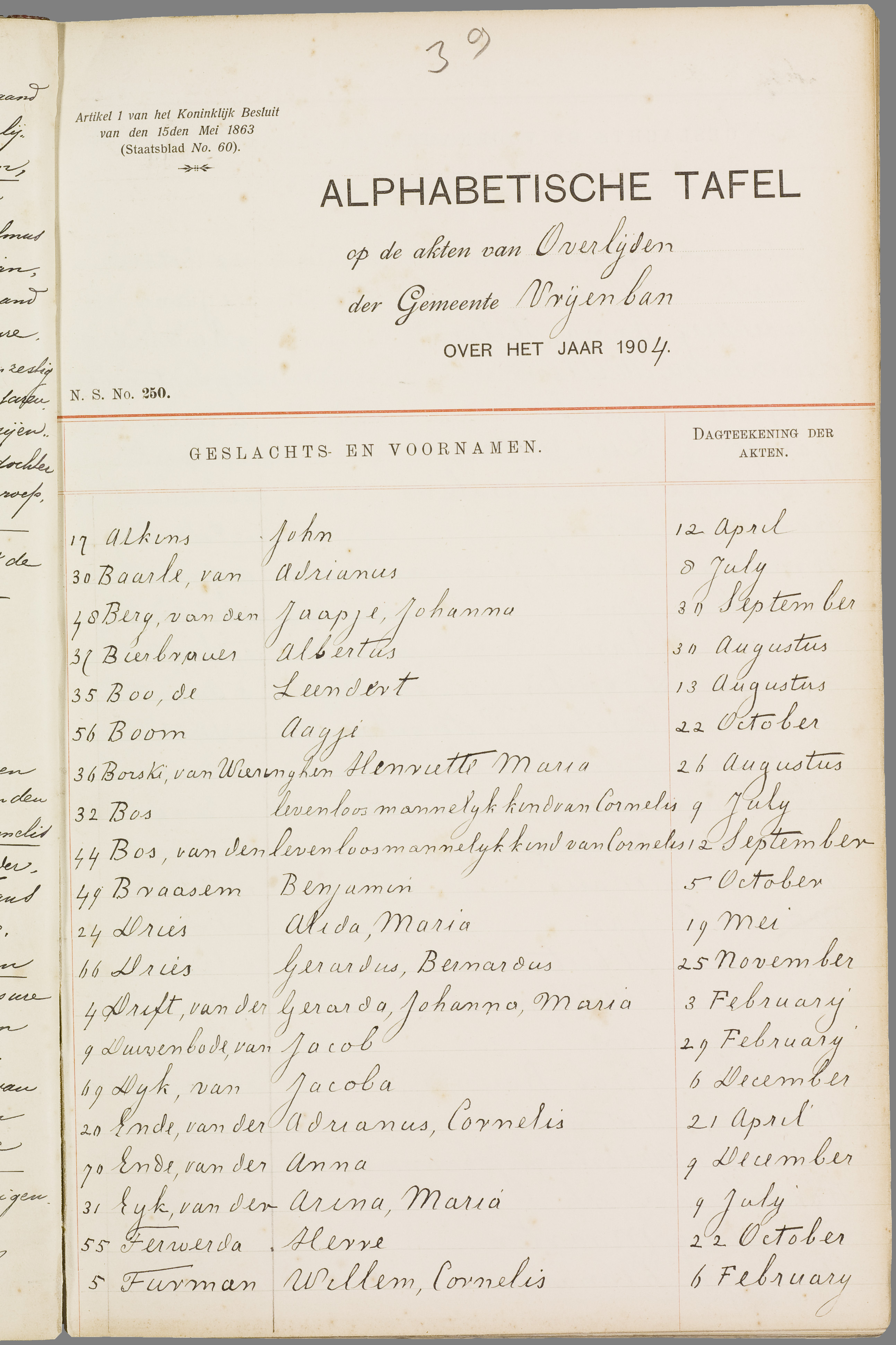 Scan 74 uit het bronpakket: Vrijenban: overlijdensakten 1903–1912