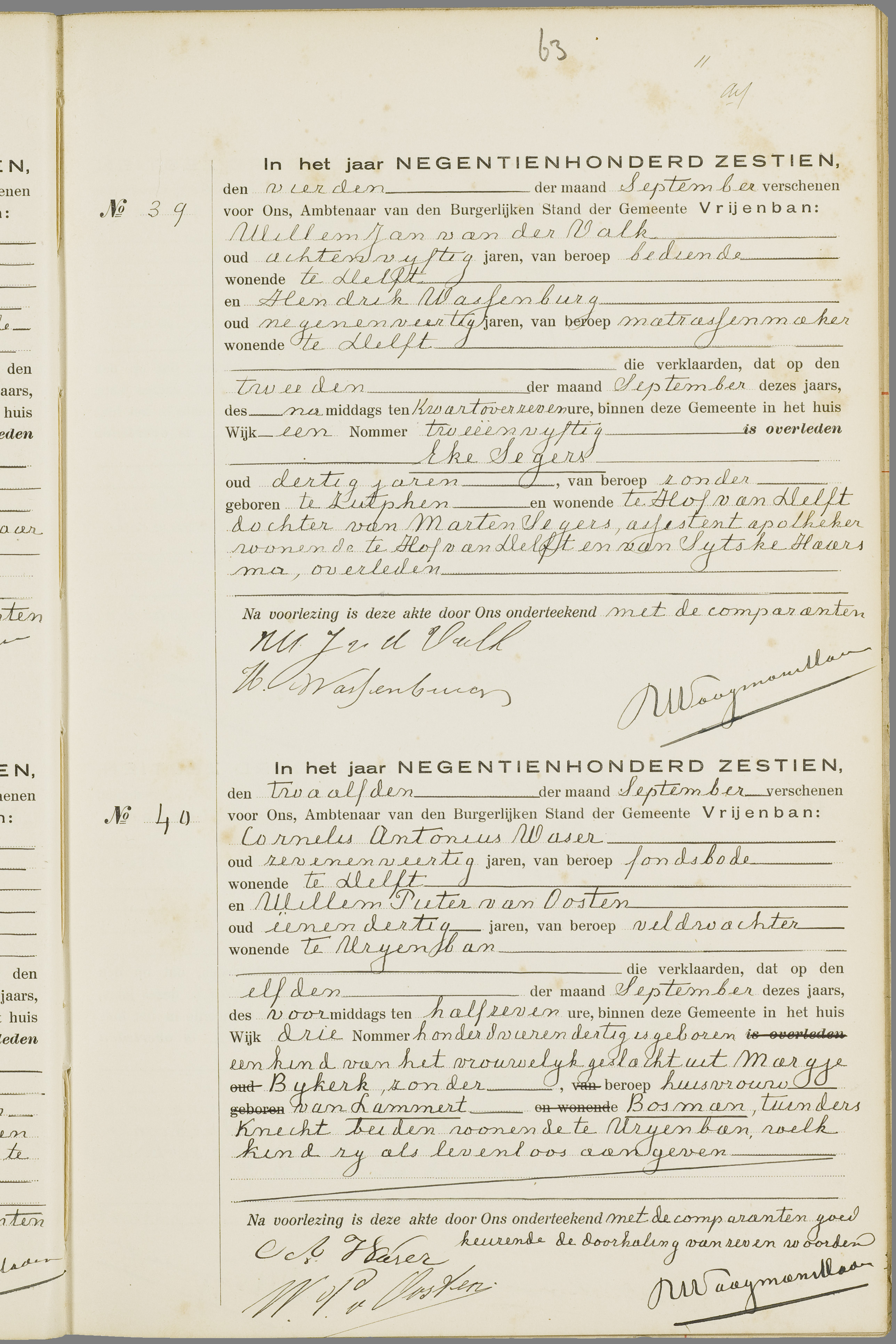 Scan 128 uit het bronpakket: Vrijenban: overlijdensakten 1913–1920