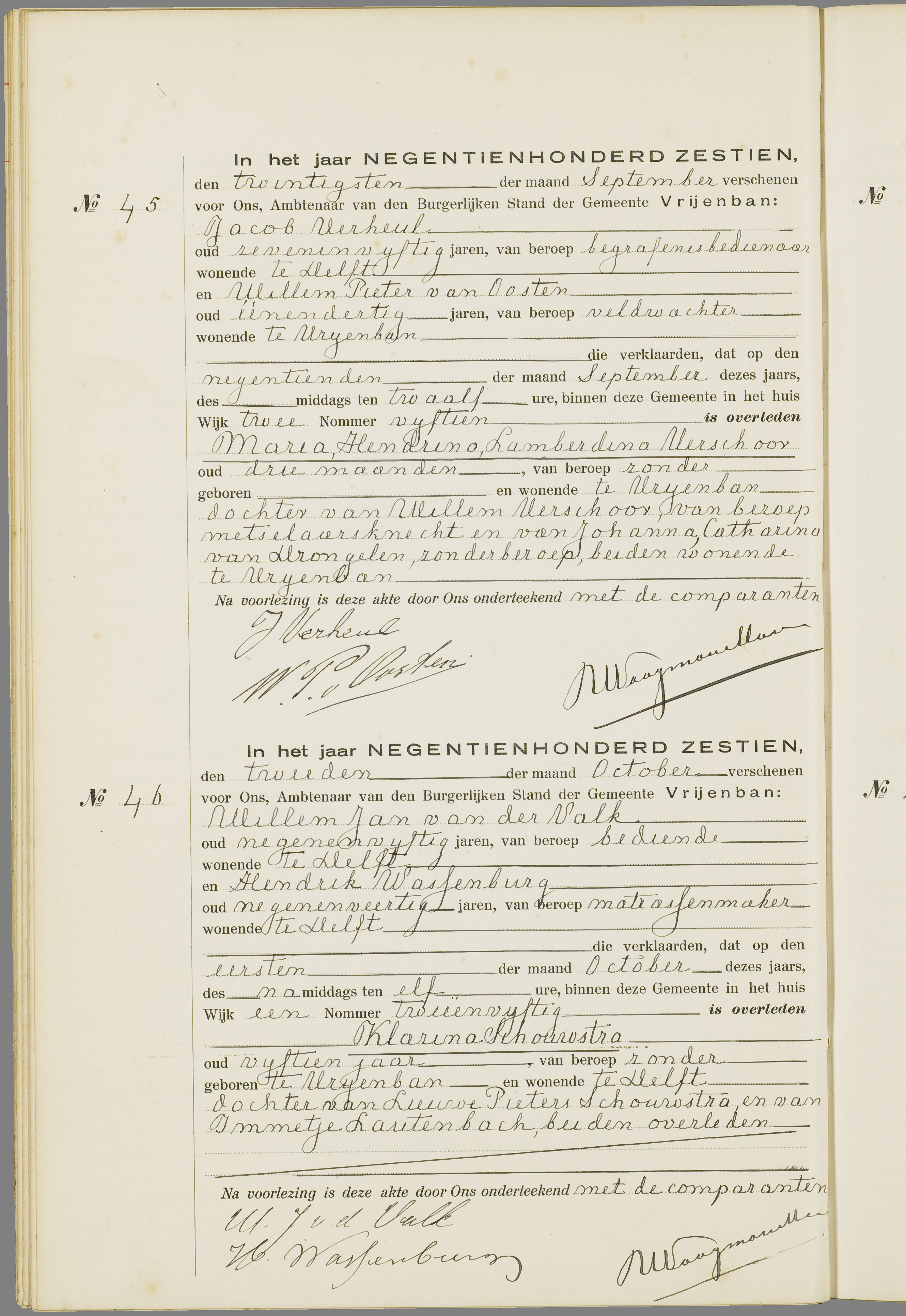 Scan 131 uit het bronpakket: Vrijenban: overlijdensakten 1913–1920
