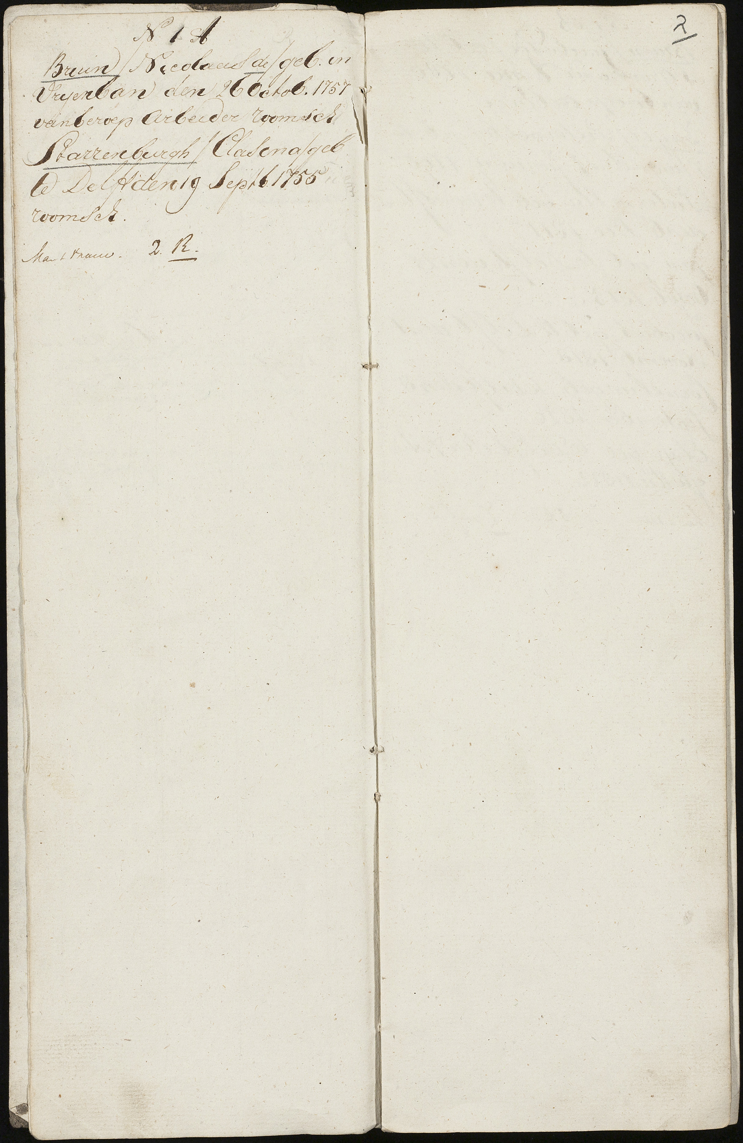 Scan 4 uit het bronpakket: Vrijenban: register van ingezetenen 1825–1828